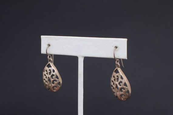 Silver Mid Century earrings: Vintage, antique, si… - image 4