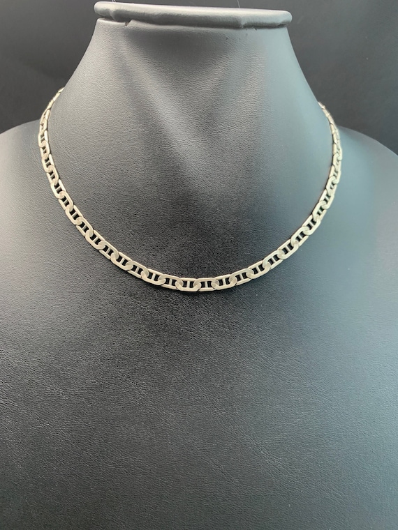Sterling Silver Chain: Mariner/Gucci Style Made in