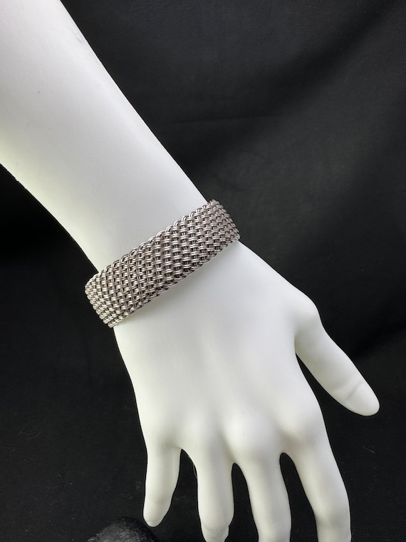 Sterling Silver Cuff: Dramatic, sterling silver s… - image 7