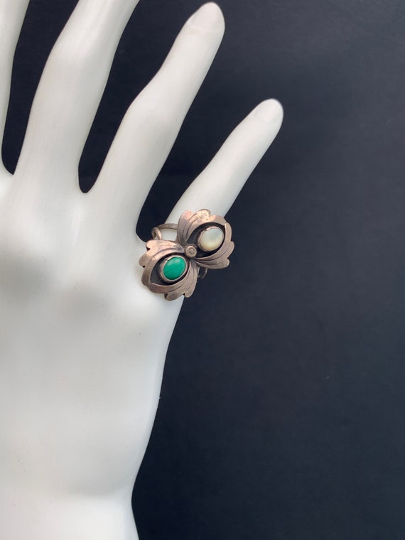 Native American Ring: Shadow Box Old Native Ameri… - image 1