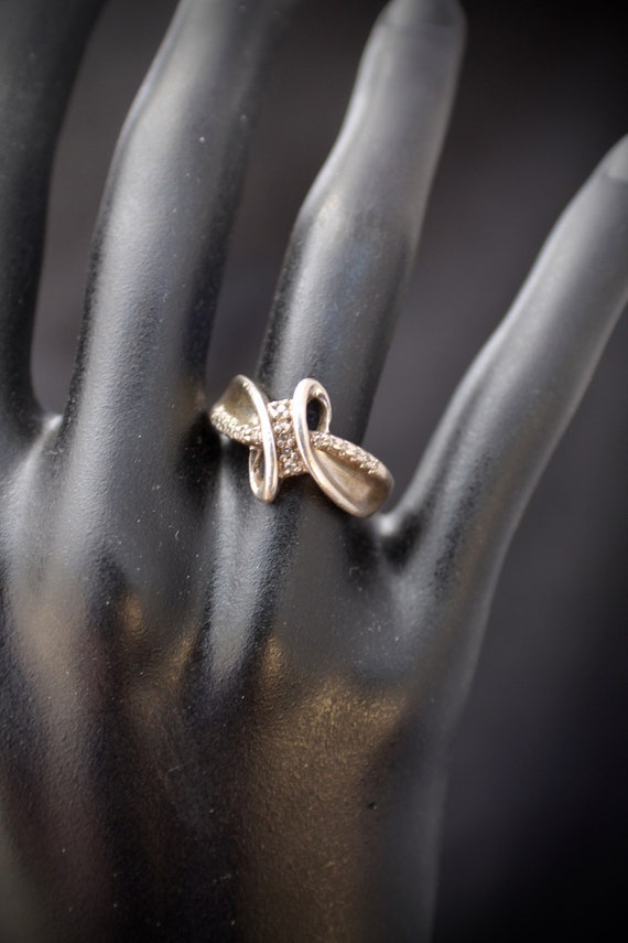 Diamonds set on sale in sterling silver