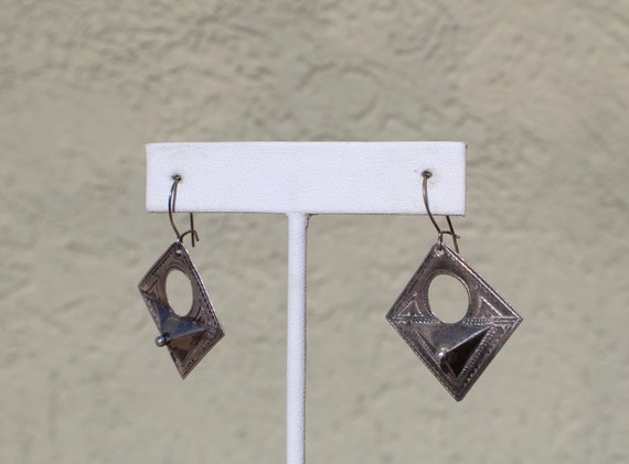 Silver Southwest earrings: Sterling silver, with … - image 5