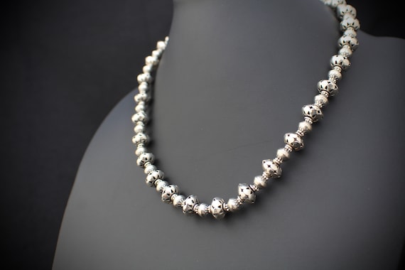 Southwest style sterling silver bead very rare ne… - image 7