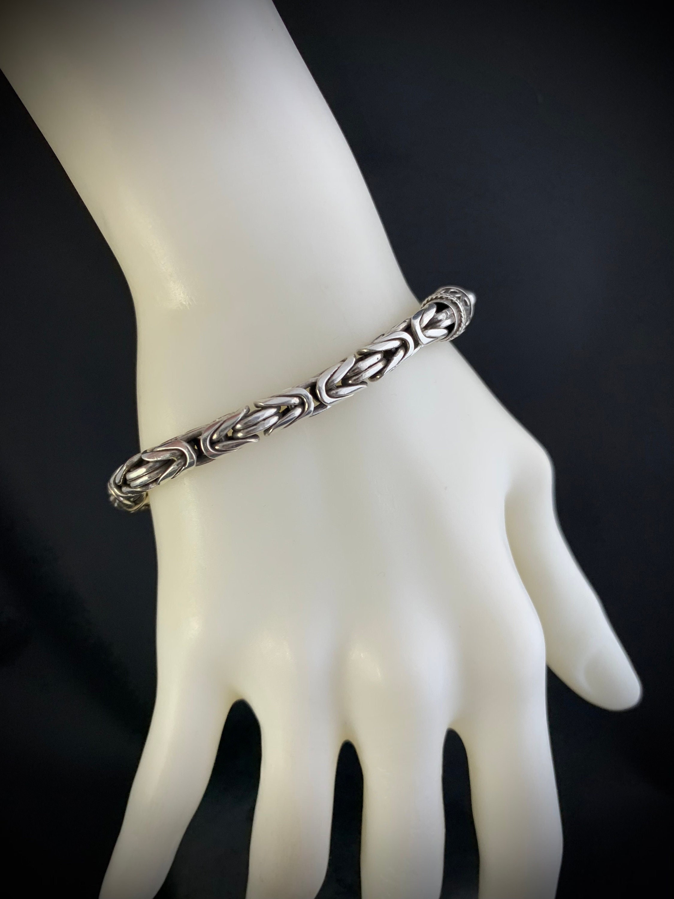 アクセサリー Vintage Silver Toggle Chain Bracelet 925 アクセサリー Vintage Silver Toggle Chain Bracelet 925
