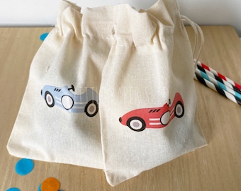 Race Car Party Bag | Two Fast Party Favour | Car Party | Vintage Car Party Bags | Two Fast Party | Car Party Bag Party