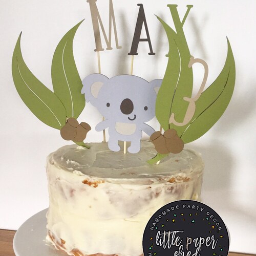 Australiana Cake Toppers Australian Native Fondant Cake Etsy