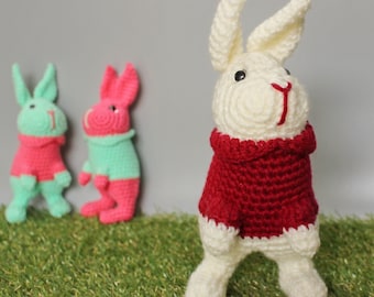 March Hare amigurumi pattern | rabbit, bunny, easter toy