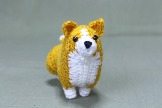 コーギー あみぐるみ 編み図 | ウェルシュ・コーギー・ペンブローク