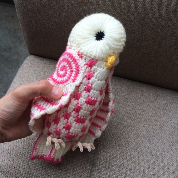 フクロウの編みぐるみ編み図 Etsy