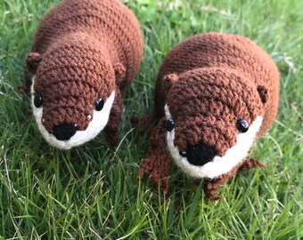 カワウソのオスカー あみぐるみ 編み図 - Etsy 日本