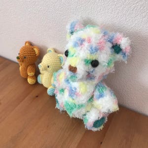 Teddy Bear 02; amigurumi teddy bear pattern; crochet teddy bear pattern