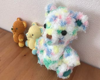 Teddy Bear 02; amigurumi teddy bear pattern; crochet teddy bear pattern