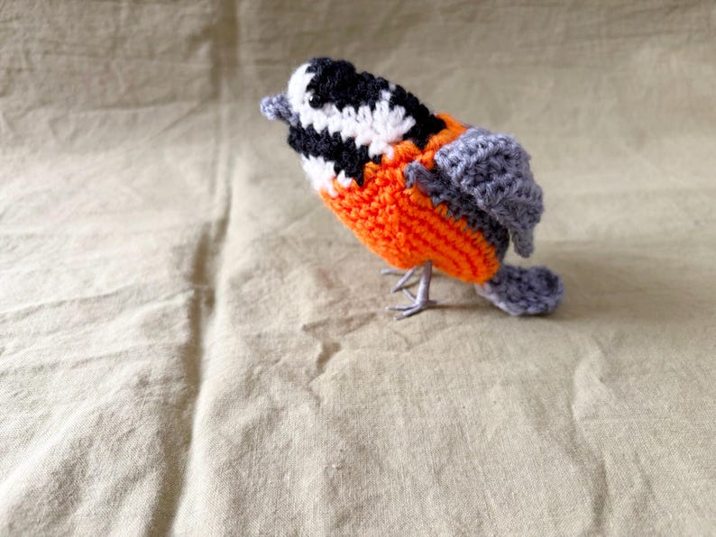Varied tit amigurumi pattern / bird crochet instructions charts diagrams image 5