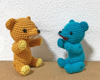 Teddy 04 | teddy bear amigurumi pattern, bear doll pattern, crochet bear pattern