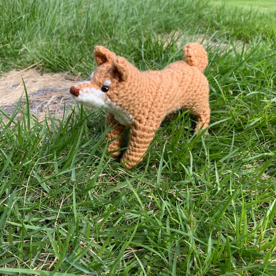 柴犬のあみぐるみ編み図 かぎ針編み パターン Pdfパターン 和犬 Etsy