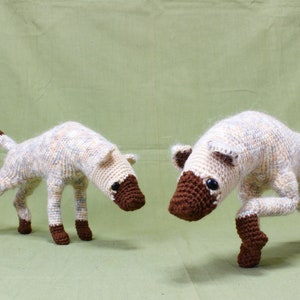 Hyena amigurumi pattern | crochet pattern, realistic seamless amigurumi, PDFdownload pattern, zoo