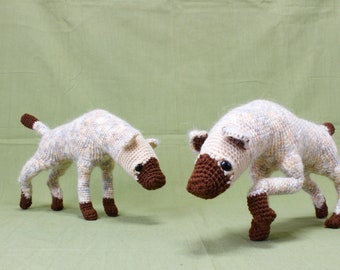 Hyena amigurumi pattern | crochet pattern, realistic seamless amigurumi, PDFdownload pattern, zoo