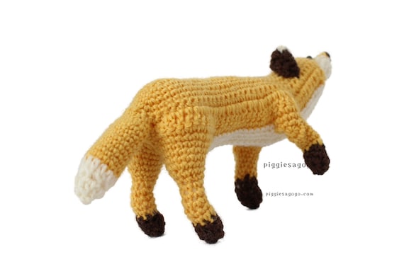 オーダー★あみぐるみ★キツネ もっちりきつねさんシリーズ（大） 新色の黒狐さんができましたฅ^•ﻌ•^ฅ