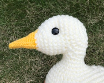 【Tkizw】　アヒル　あみぐるみ 35センチ ごきげんなアヒル あみぐるみ 編み図 - Etsy 日本