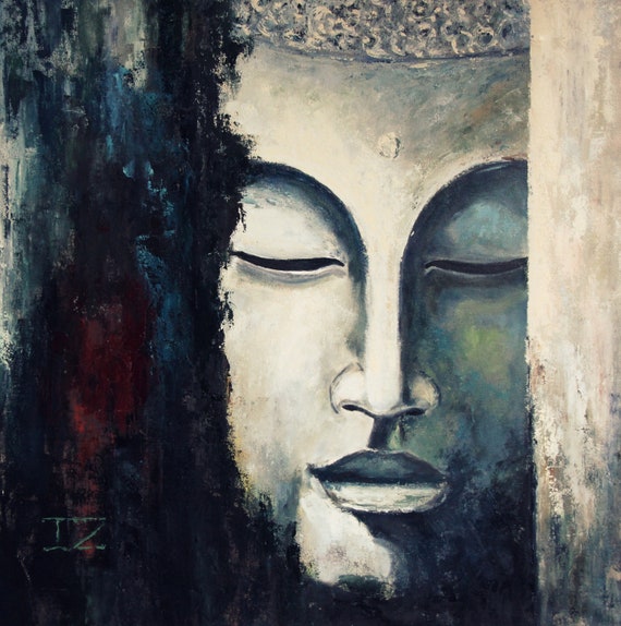 oil painting, modern art, Buddha, canvas art, paintings on canvas, wall  art, painting, abstract painting, wall painting, art