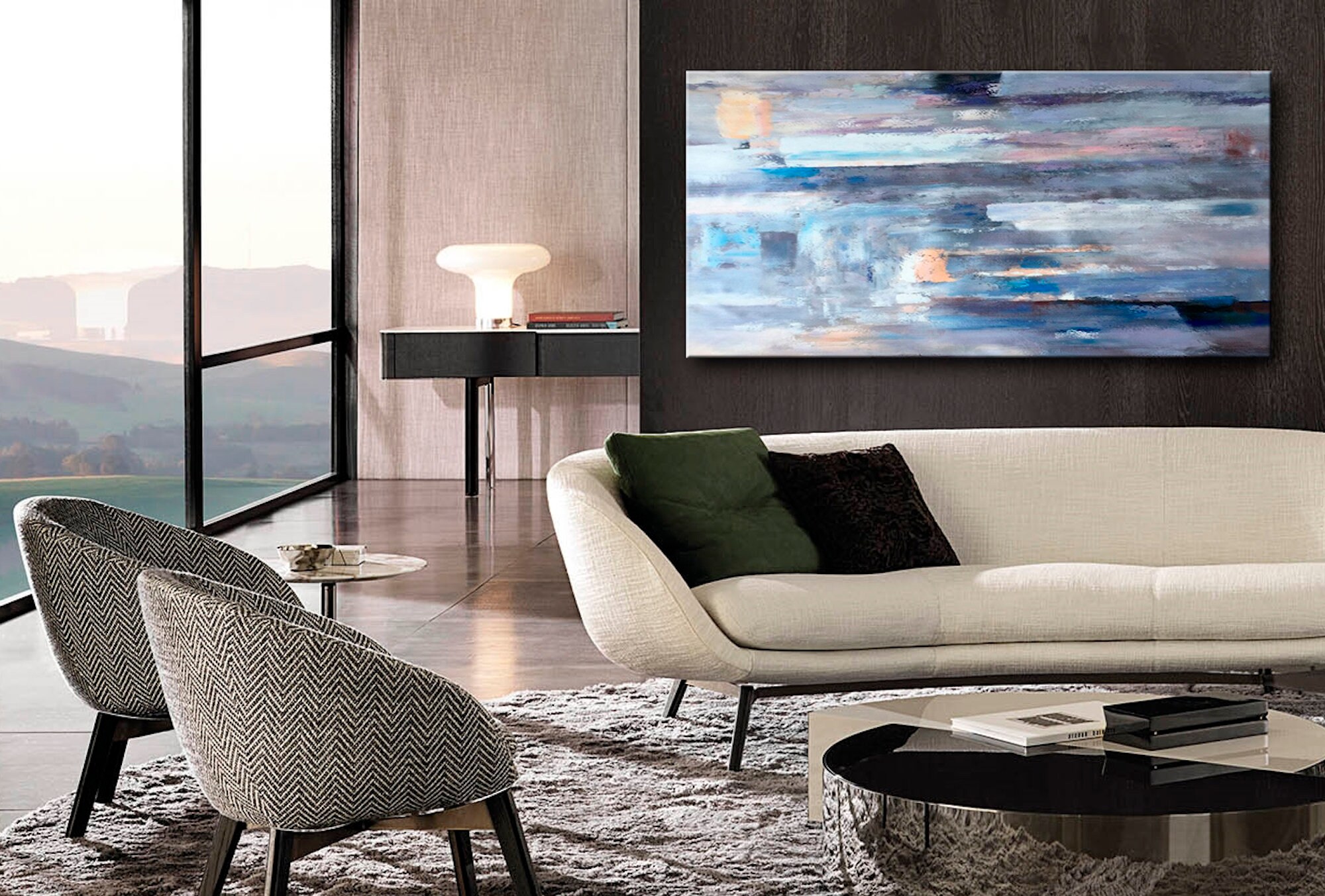 Large Abstract oil Painting on Canvas Contemporary Art Etsy