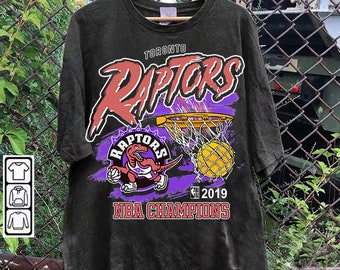Vintage 90s Graphic Style Toronto Raptors T-Shirt - 2019 NBA Champions Vintage Tee - Retro Basketball Tee For Man and Woman Unisex T-Shirt