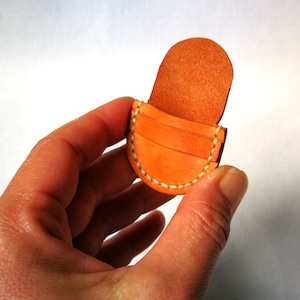Leather pill box for your pocket, Pocket pill box, Small pill case for the pill of the heart, Tiny pill case, Emergency pill box. image 3