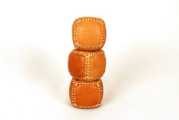 Ready to ship. Leather Juggling Balls Custom weight balls 3 Leather Bean Bags for Professional Jugglers