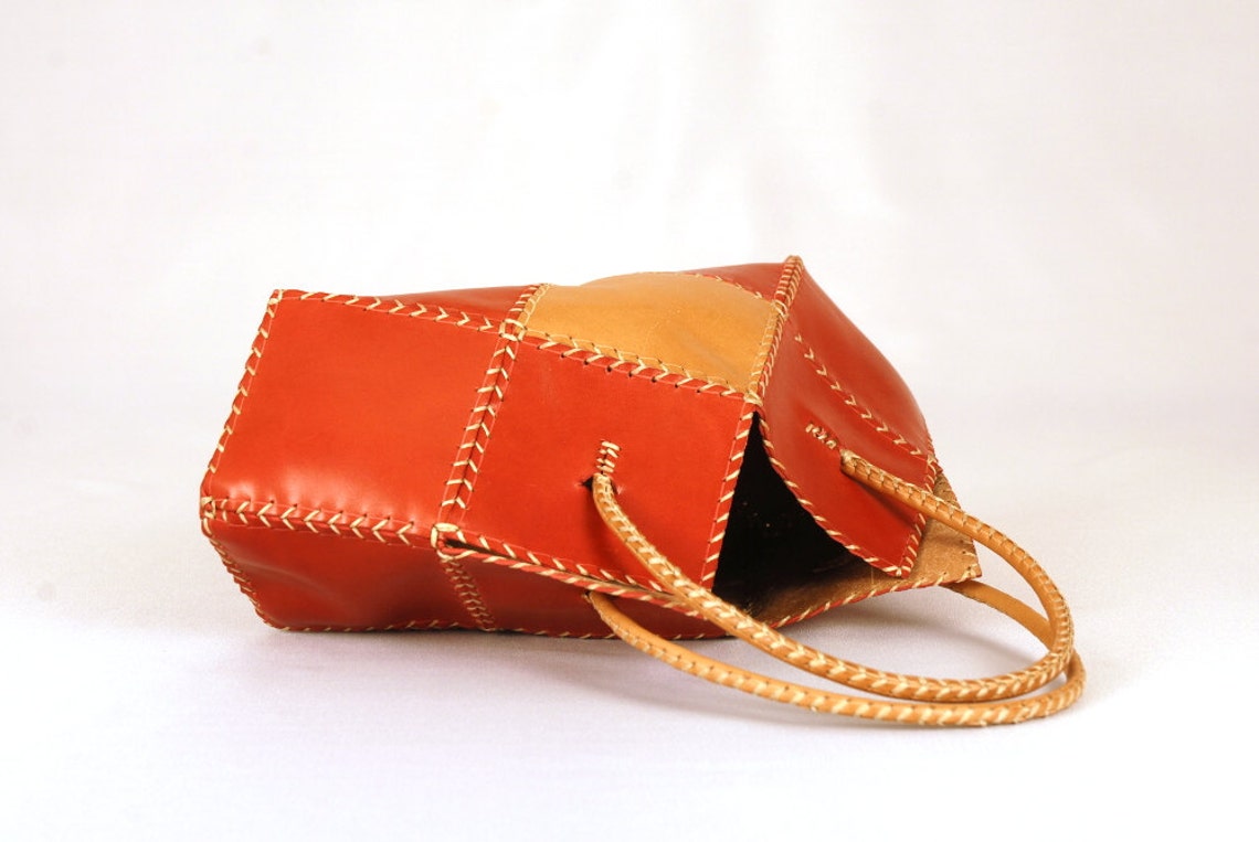 Top Handle Bags. Red bags. Handmade bags. Leather bags. For Etsy