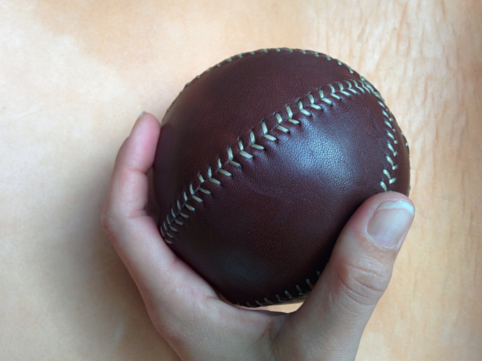 Leather bouncing ball Leather ball decorative leather ball Etsy