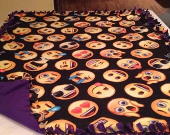 emoji blankets etsy