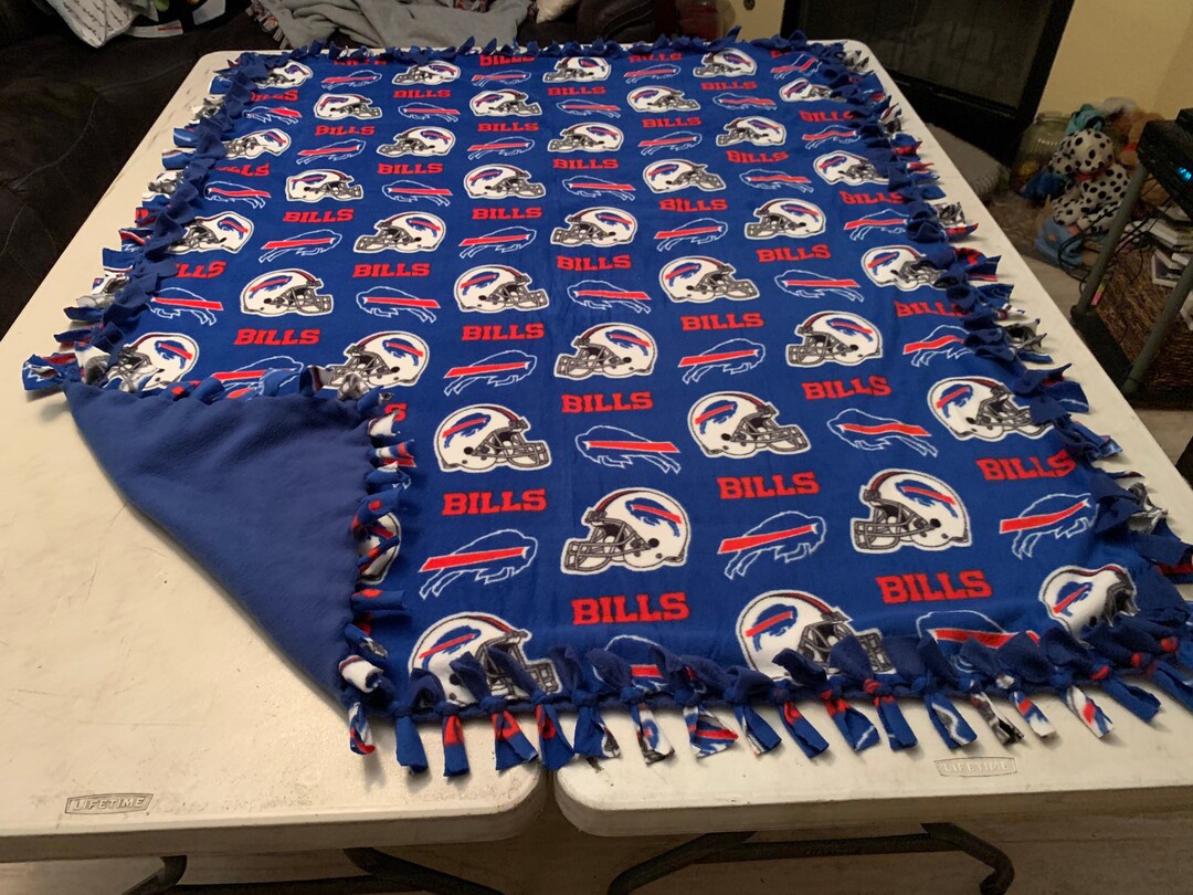 Buffalo Bills Hand Tied Blanket Etsy