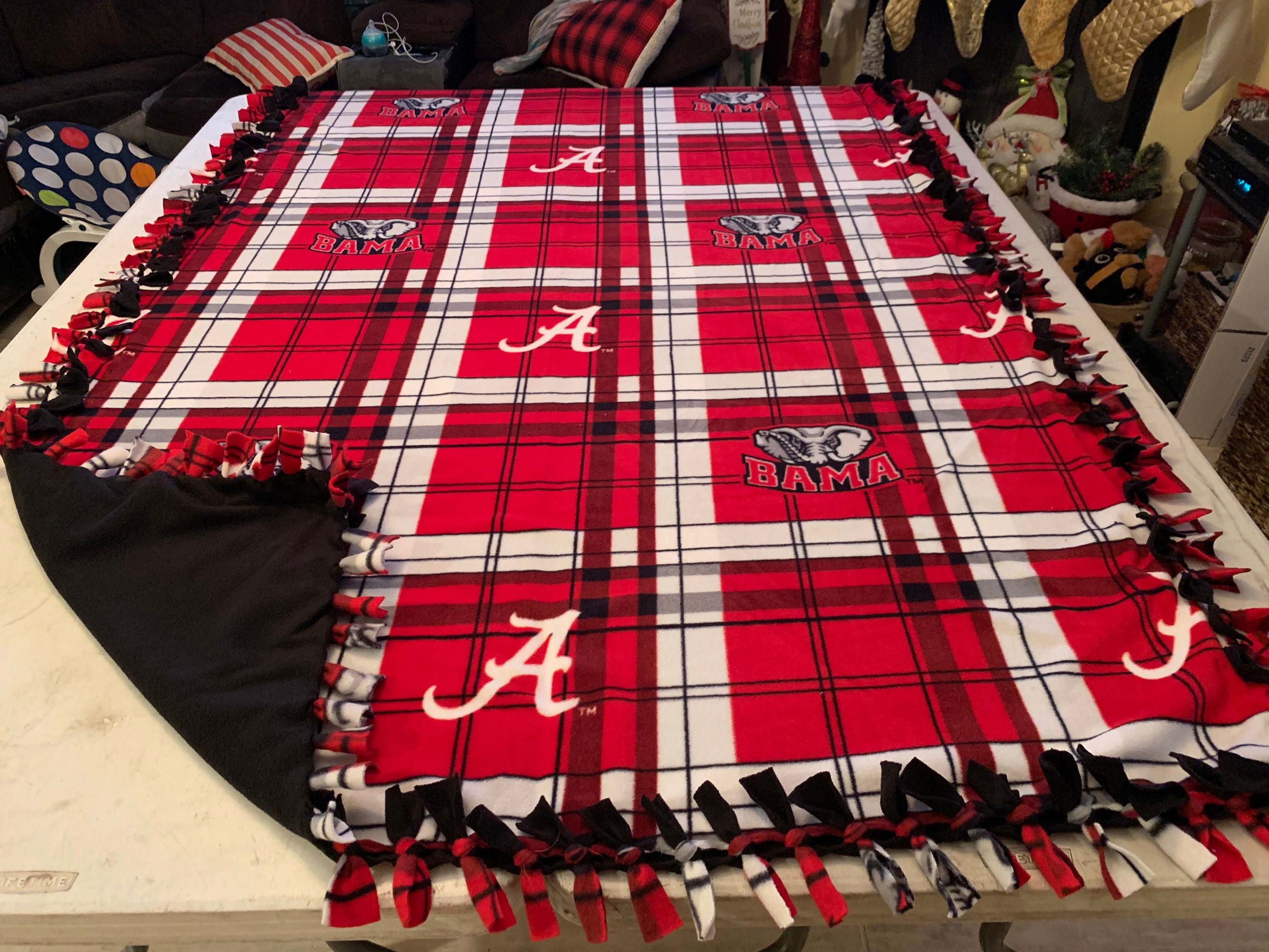Alabama crimson tide fleece blanket hotsell