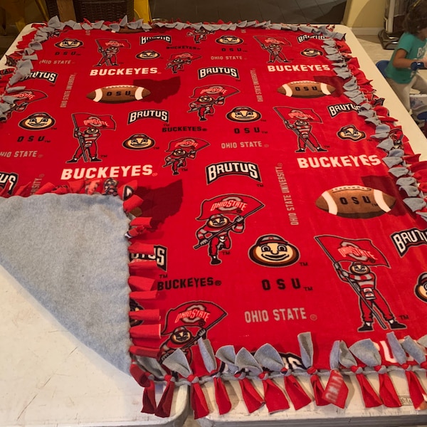 Ohio State Blanket Etsy