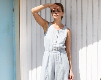 not perfect linen wrap jumpsuit