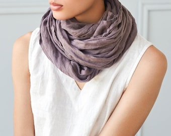Linen SCARF  / 9 colors available / READY To SHIP