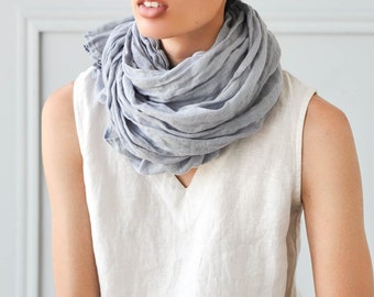 Linen SCARF  / 9 colors available / READY To SHIP