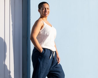 Wide linen pants TOKYO