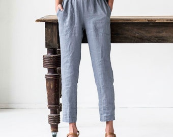 summer linen trousers