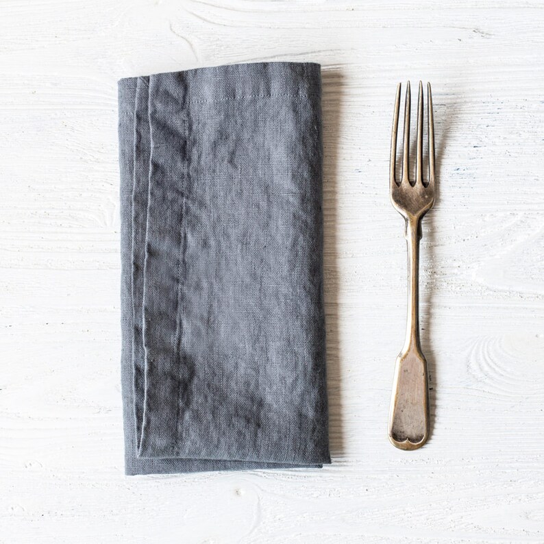 Linen napkins set of 4 / Set of 4 6 8 or 12 / 12 linen napkins / dinner napkins image 1