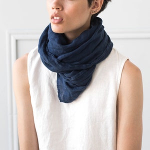 Linen SCARF / 6 colors available / READY To SHIP image 5