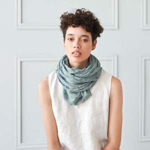 Linen SCARF / scarf women / scarves / linen scarves image 5