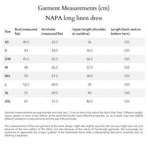 a table with measurements for different types of shoes