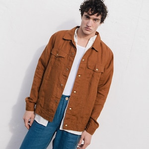 Mens linen jacket HALDEN / mens jacket / mens clothing / linen blazer
