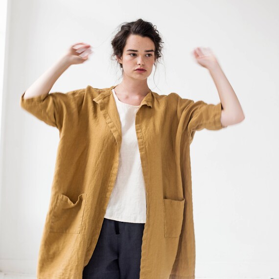 linen cardigan