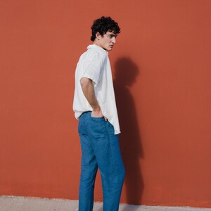 Mens Linen Pants ALBURY / Mens Pleated Pants / Mens Clothing / Linen Pants  for Men - Etsy