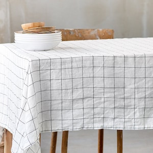 Linen tablecloth / custom linen tablecloth / long tablecloth image 1