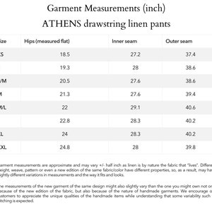 Pantalon en lin ATHÈNES / Pantalon ample en lin / Pantalon taille élastique image 8