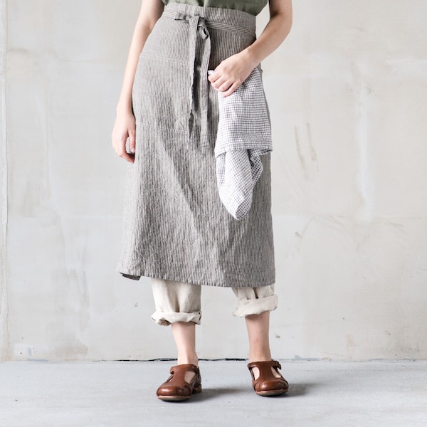 Linen Apron - Long/Garcon / chef apron