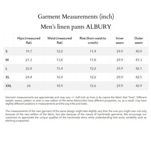 Mens linen pants ALBURY / mens pleated pants / mens clothing image 9